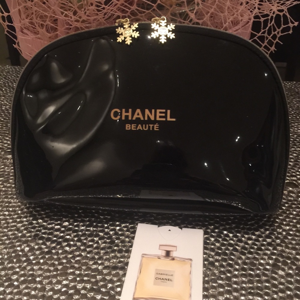 BLACK SHINY perfume bag - Picture 1 of 5